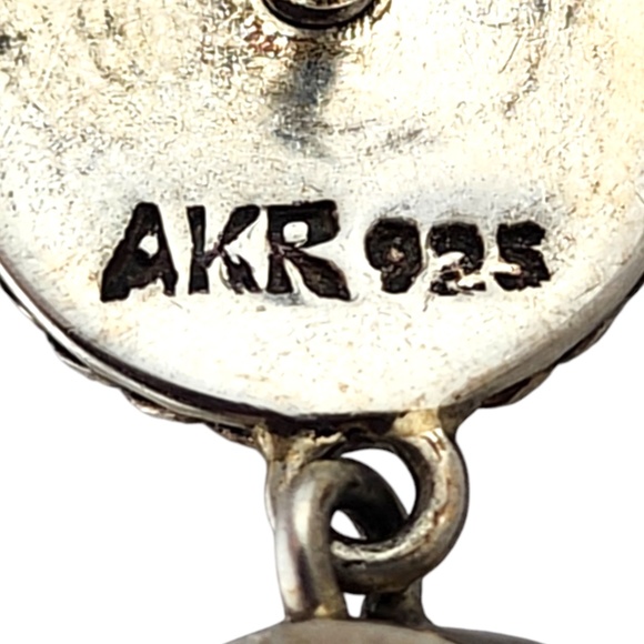 Amy Kahn Russell Sterling Silver Dangle Earrings #20068 - Picture 5 of 6